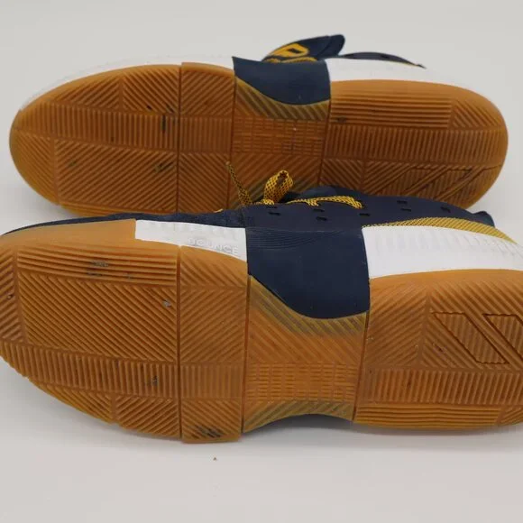 Adidas Dame 3 Basketball Shoes Navy  Gold BY3190   Size 13 - Picture 3 of 8